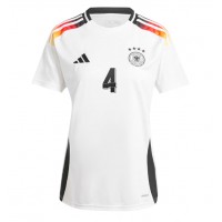 Camiseta Alemania Jonathan Tah #4 Primera Equipación Replica Eurocopa 2024 mangas cortas